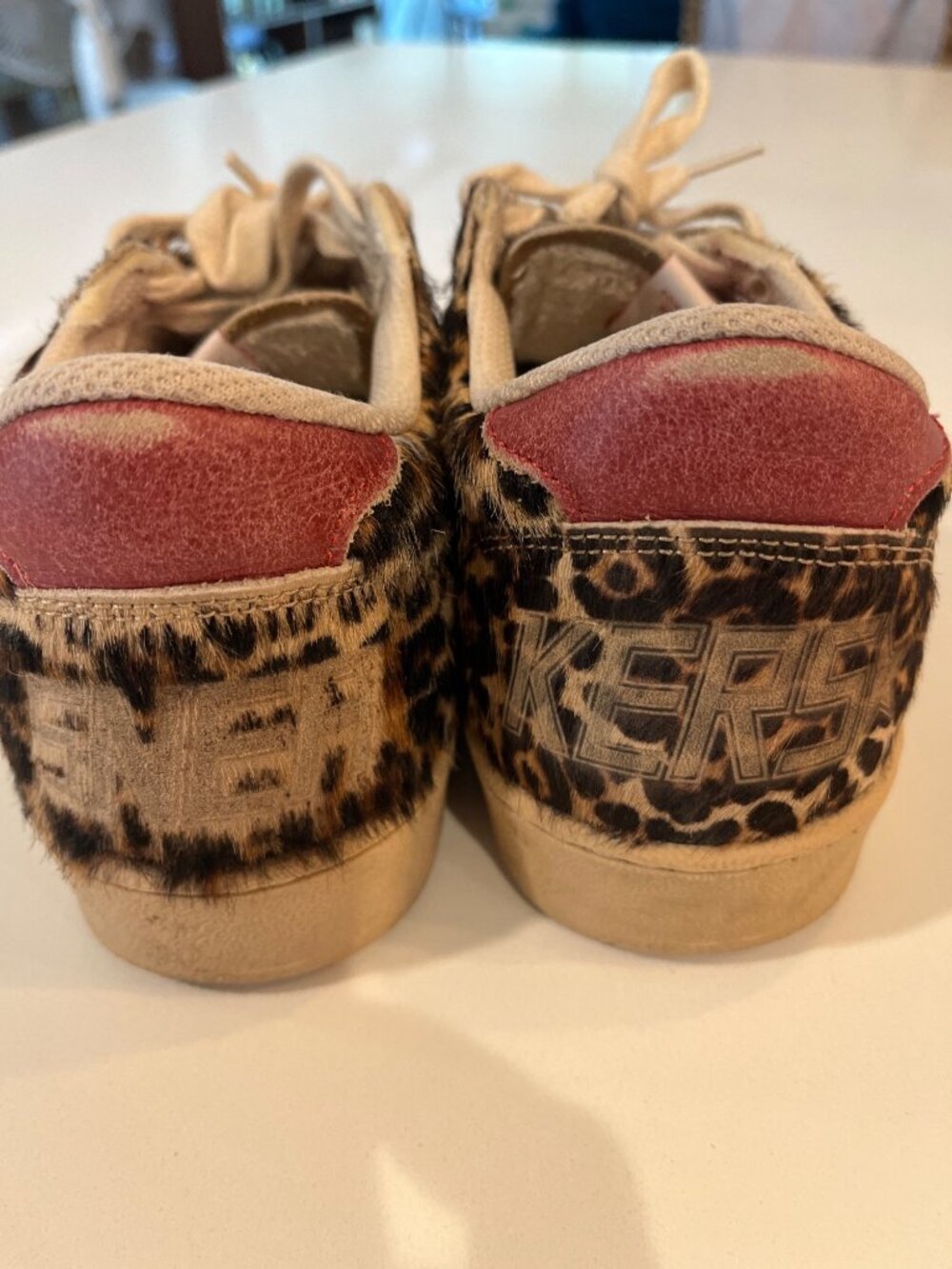 Golden Goose Deluxe Brand Leopard-Print Superstar Sneakers With Distressed Detai - Picture 5 of 14
